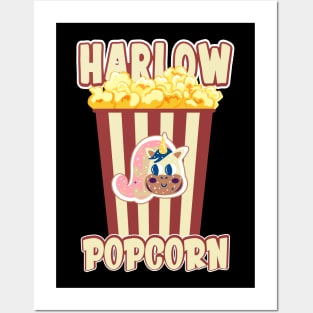 Harlow And Popcorn Funny Popcorn The Pony Posters and Art